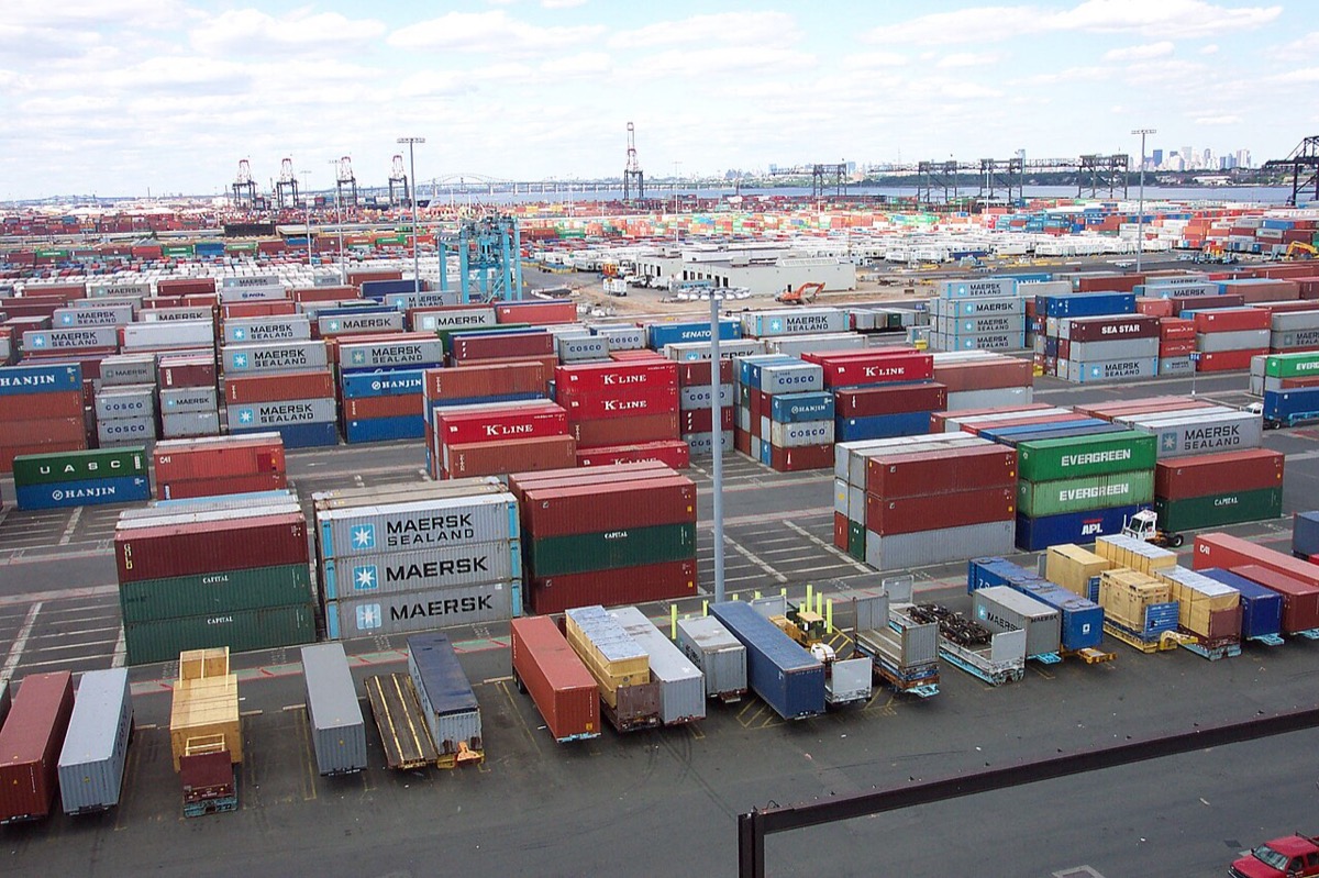 Container terminal operations showing the global shipping capacity that is quietly being reallocated away from US-China lanes in early 2026